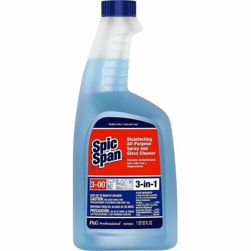 Procter & Gamble Commercial All Purpose Disinfectant/Glass Cleaner, 32oz, Fresh/BE