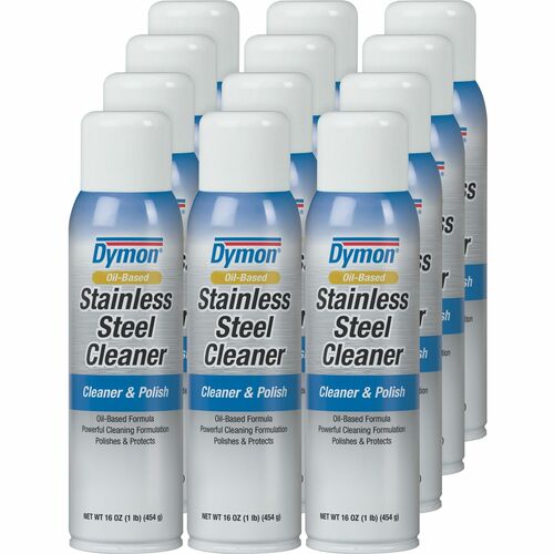 ITW Pro Brands Stainless Steel Cleaner, Aerosol, 20oz Net, 12/CT, NTL/BEGY