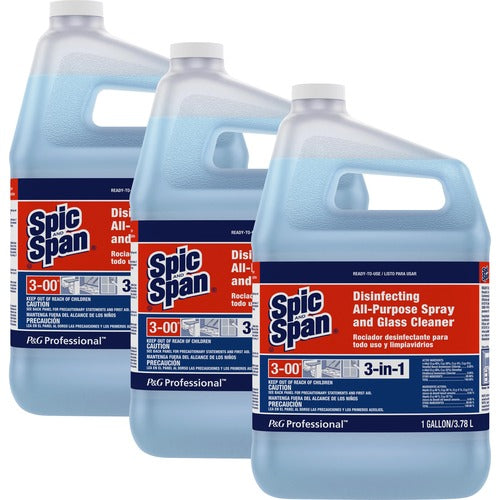 Procter & Gamble Commercial All Purpose Disinfectant/Glass Cleaner, 1 Gal, 3/CT, Blue