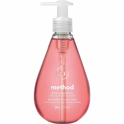 Method Products Handwash, Gel, Pink Grapefruit, 12oz Pump Bottle, Pink