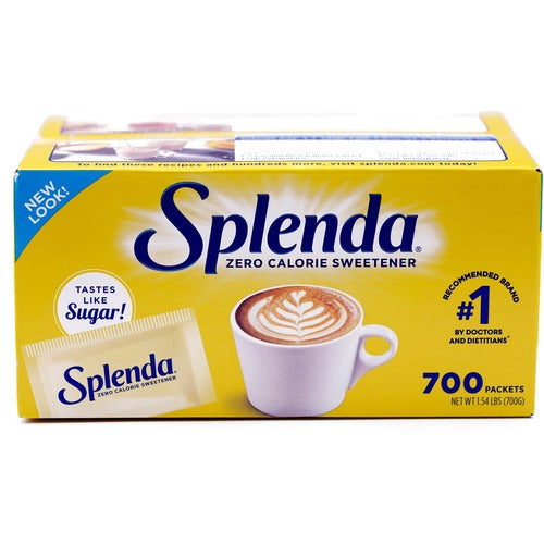 Heartland Food Products Group Splenda Sugar Substitute Packets, 1.0g, 700/BX, Yellow