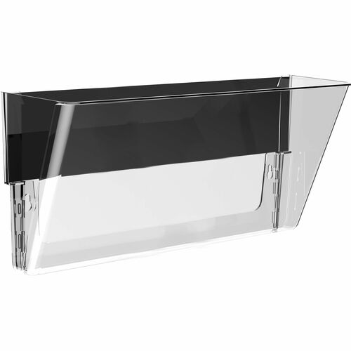 Storex Industries Corporation Magnetic Wall Pocket, Letter/Legal, 500Sht Cap, Clear