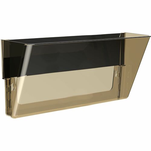 Storex Industries Corporation Magnetic Wall Pocket, Letter/Legal, 500Sht Cap, Smoke