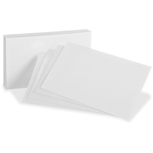 Oxford Blank Index Cards, 3"x5", 300/PK, White