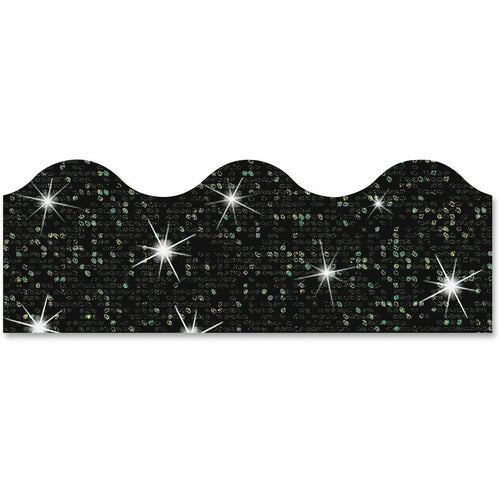 Trend Enterprises Border, Sparkle, 32-1/2'Wx2-1/4"H, BK