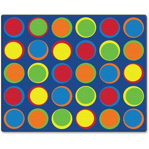 Flagship Carpets, Inc. Sitting Spots Seating Rug, Rectangle, 10'9x13'2, Multi-FCIFE30658A