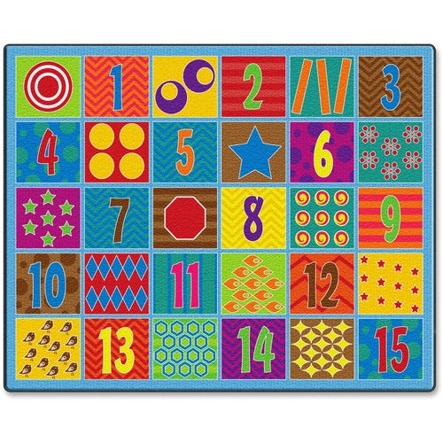 Flagship Carpets, Inc. Counting Fun Numbered Rug, 10'9x13'2, Multi-FCIFE33658A