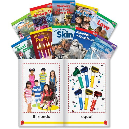 Shell Education Teacher Created Materials Time For Kids Book Set 3, Informational Text, Gr K, 10/ST