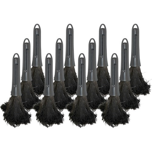 Genuine Joe Feather Duster, Retractable, 12/CT, Brown-GJO90218CT