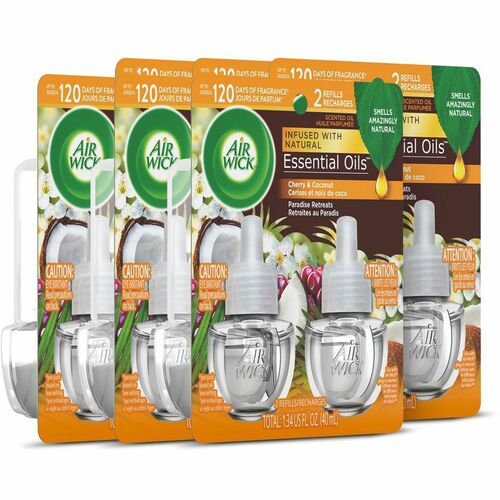 Reckitt Benckiser Oil Warmer Refill,Scented,0.67oz,2/PK,6PK/CT,ParadiseRetreat