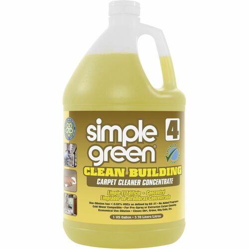 Simple Green Carpet Cleaner, Concentrate, Nontoxic, 1 Gallon, 2/CT, SD
