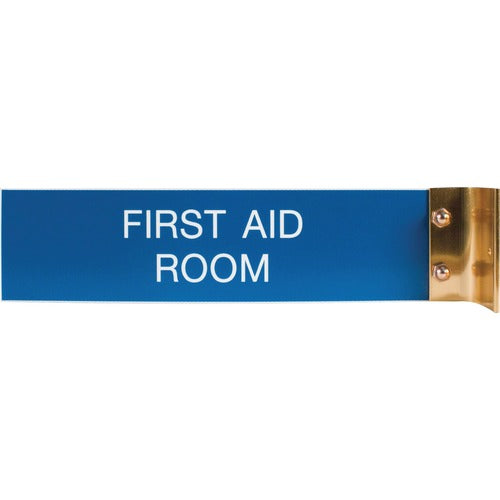 Shachihata Inc Sign,Wall,Corridor,Customized,Aluminum Connector,2"x8",Gold