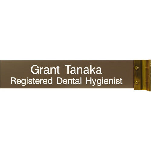 Shachihata Inc Sign,Wall,Corridor,Customized,Aluminum Connector,2"x10",GD