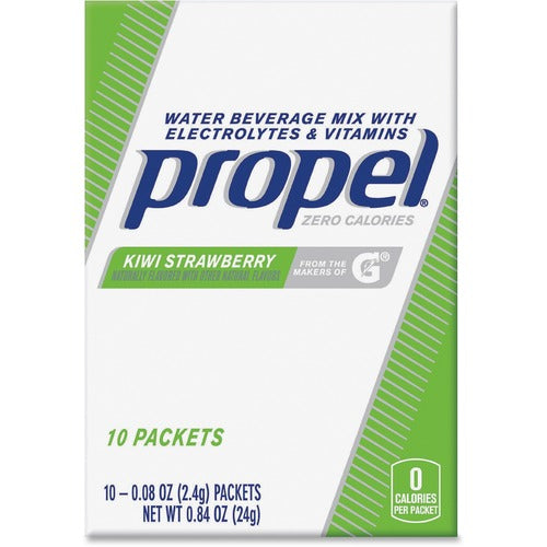 Quaker Foods Propel Powder Packs, 0.08oz, 120/CT, Kiwi Straw/GN