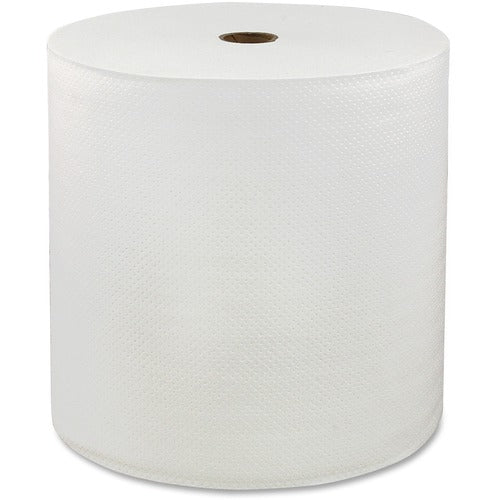 Solaris Paper, Inc. Roll Towel, Hardwound, 1-Ply, 7"Wx850'L, 6/CT, White