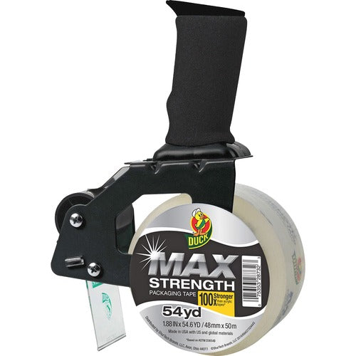 Duck Brand Max Strength Packing Tape Dispenser Gun, 54Yd, Clear-DUC284984