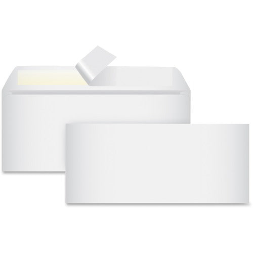 Business Source Peel-To-Seal Envelopes, No. 10, 100/BX, White
