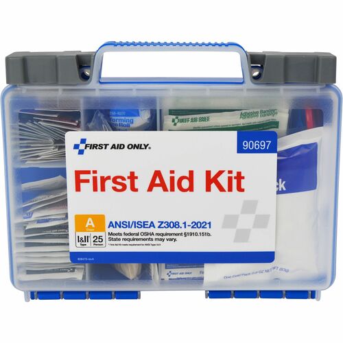 First Aid Only, Inc First Aid Small Ready Carry Kit, Ansi A, 141-Pcs, WEBE-FAO90697