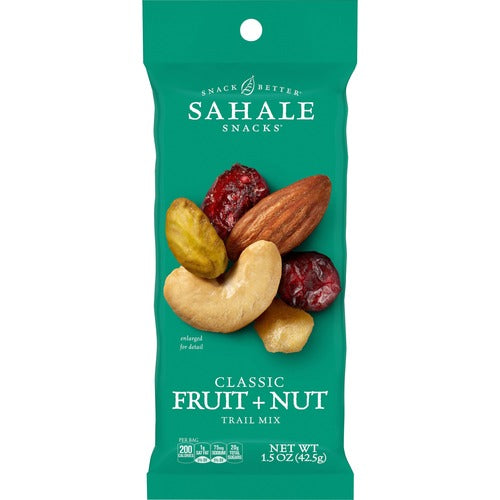 The J.M. Smucker Co. Classic Fruit/Nut Trail Mix, 1.5oz, 18/CT, Turquoise