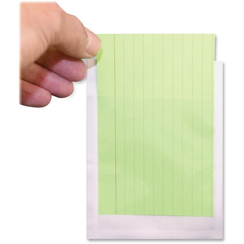 Ashley Productions, Inc. Library Pockets, 3-1/2"x5-1/4", 25/PK, Clear