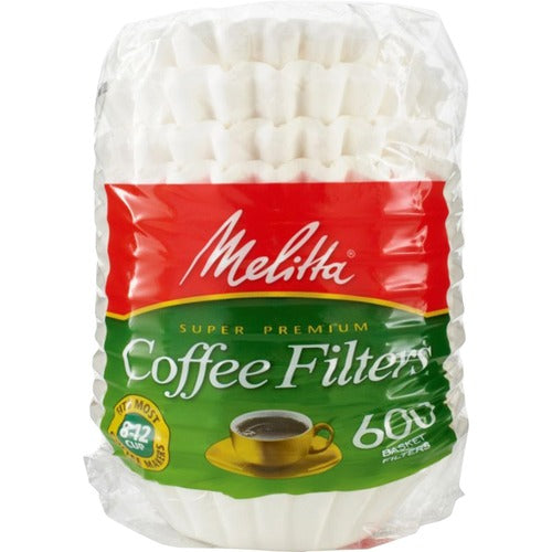 Melitta Coffee Filters, Super Premium, 600/PK, White