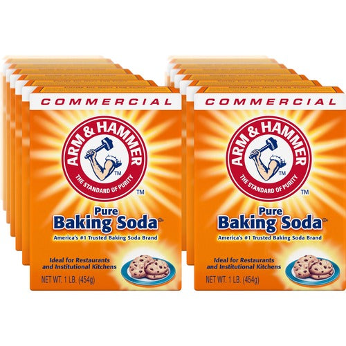 Church & Dwight Co., Inc. Baking Soda, 1lb, 24/CT, White