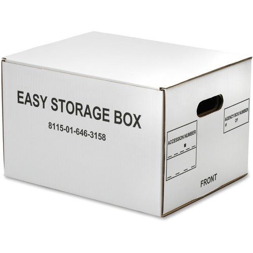 SKILCRAFT Easy Storage Box, 14-3/4"x12"x9-1/2", 12/CT, WE