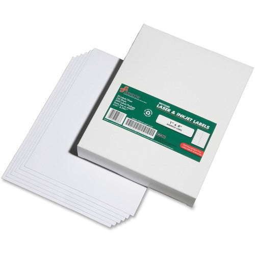 SKILCRAFT Address Labels, Rec, 1"x4", 5000/BX, White