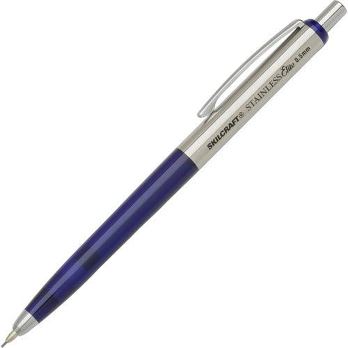 SKILCRAFT Mechanical Pencil, 0.5mm, 3/PK, Blue