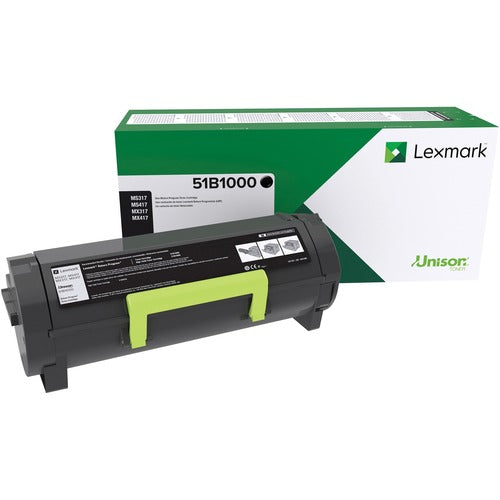 Lexmark Toner Cartridge, Return Prog, MS/MX317, 2500 Yield, BK