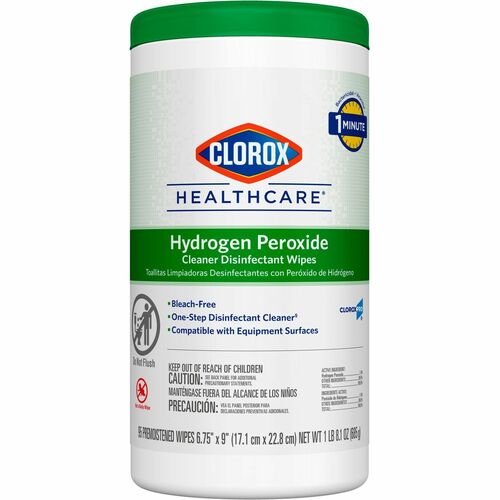 Clorox Company Disinfecting Wipes, w/Hydrogen Peroxide, 95 Wipes, WE