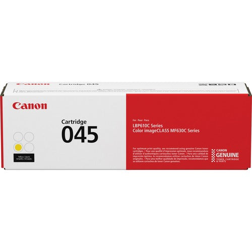 Canon Toner Cartridge 045, f/iC MF630, 1300 Pg Std Yield, YW