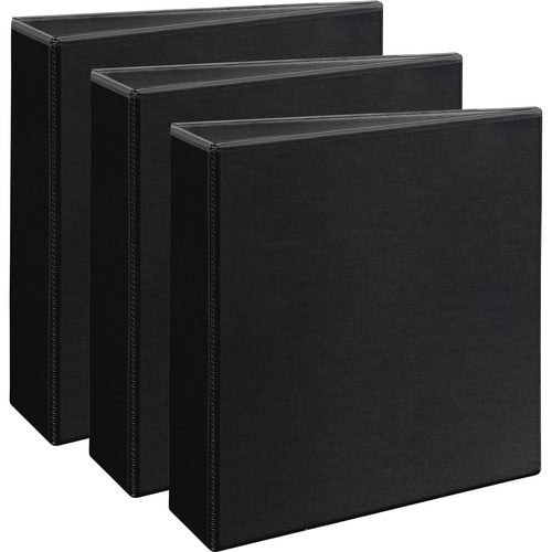 Avery View Binder, 3" Capacity, 11"x8-1/2", 3/BD, BK