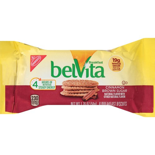 Mondelez International Breakfast Biscuits, Brown Sugar, 1.76 oz., 8/BX, Multi