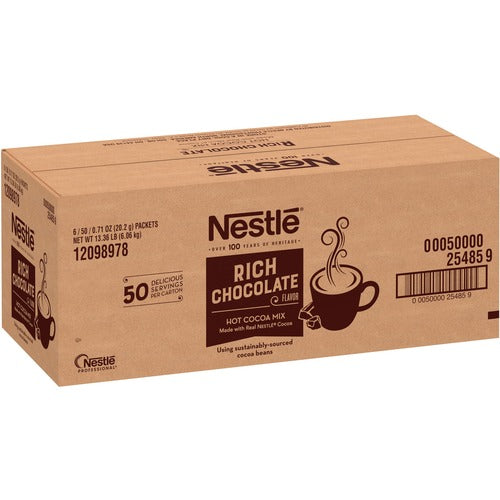 Nestle USA Hot Chocolate Mix, Rich Chocolate, 0.71oz, Packets, 300/CT