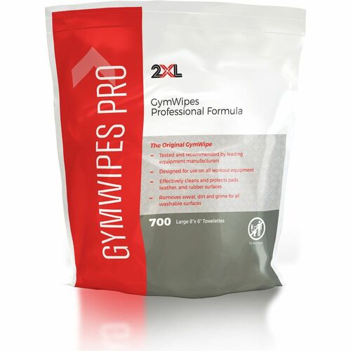 2XL CORP Towelettes Refill, 6"x8", 700Shts/PK, 4/CT, WE