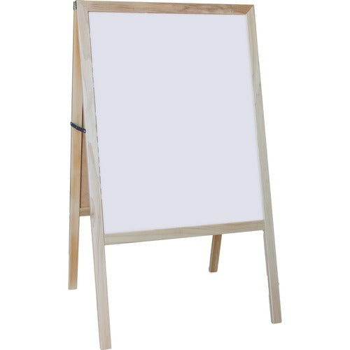 Flipside Products Signage Easel, Dry-Erase/Chalkboard, 24"Wx42"H, Multi-FLP31200