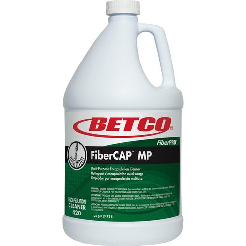 Betco Corporation Carpet Cleaner, Encapsulation, 1 Gallon, Light Straw