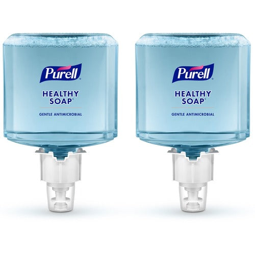 Gojo Soap Refills, Foam, f/ES4 Dispenser, 1200ml, 2/CT, Blue-GOJ507902