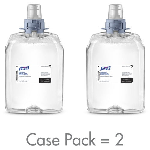 Gojo Soap Refills,Foam,Prof,f/FMX-20 Dispenser,2000ml,2/CT,CL-GOJ521502