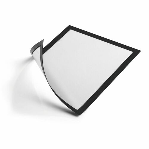 Durable Office Products Sign Holder, f/ 8-1/2"Wx11"H Inserts, 2/PK, Black