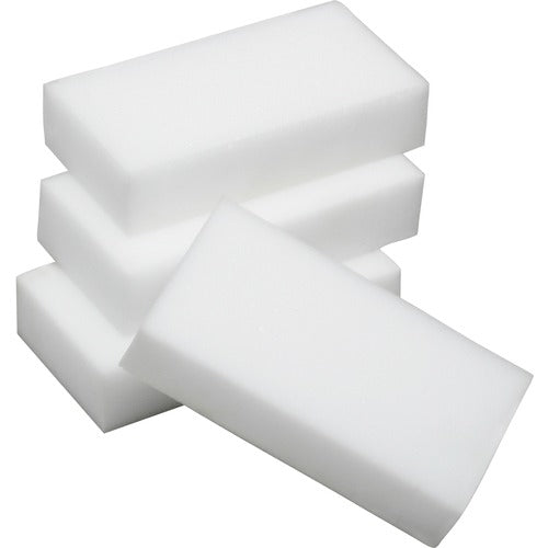 SKILCRAFT Cleaning Pad, All-Purpose, 2-3/10"Wx4-3/5"Lx1"H, 4/PK, White