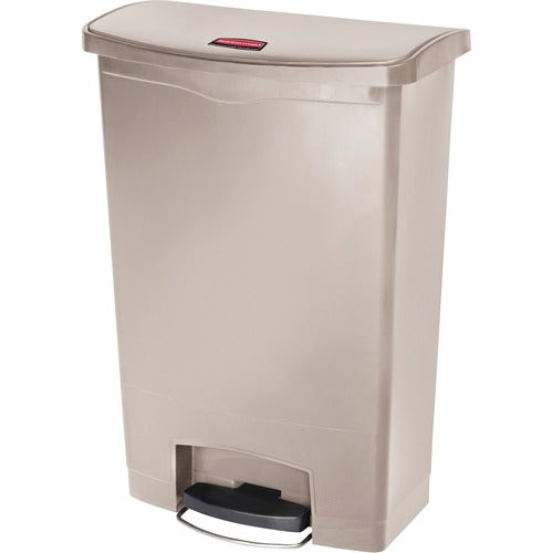 Rubbermaid Commercial Products Waste Bin,Step-on Front,24 Gal,13-9/10"x22-2/5"x32-1/2",BG