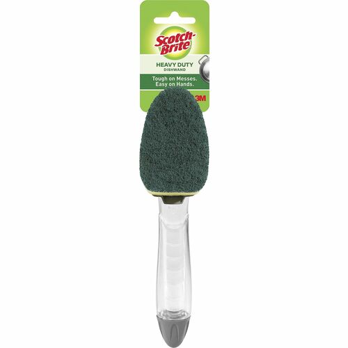 3M Dishwand, Heavy-Duty, Dispenser Handle, Yellow/Green