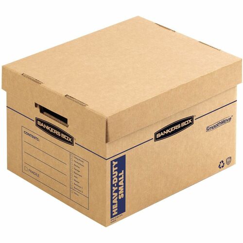Fellowes Box, Lift-Off Lid, 12-3/4"Wx16-1/2"Dx10-2/5"H, 8/CT, Kraft-FEL7710201
