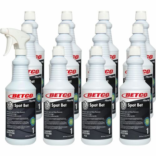 Betco Corporation Stain Remover, Country Fresh, Trigger Spray, 12oz, 12/CT, CL