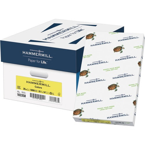 Hammermill Copy Paper,Multipurpose,20 lb, 8-1/2"x14",500/RM,10RM/CT,CA-HAM103358CT