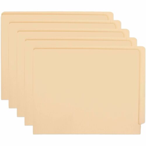 Business Source Fastener Folders,w/2-Ply Tab,Pos 1 and 3,Letter,50/BX,MA