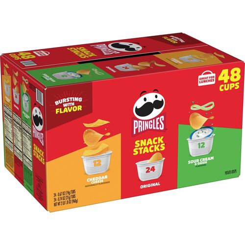 Keebler Co. Potato Crisps, Variety Pack, 48/BX, 1BX/CT, Natural