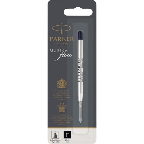 Parker Pen Refill, f/Parker Ballpoint, Fine Point, Black
